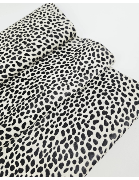 Baby Panther Cavallino Calfskin Hair on Hide Leather