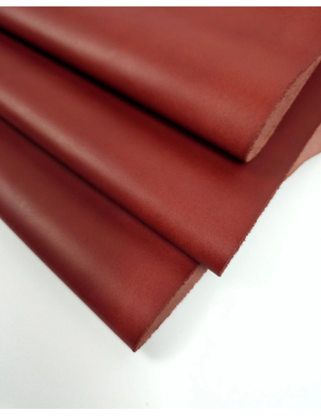 Red Ochre Nova Fine Grain Calf Skin Leather