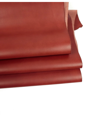 Red Ochre Nova Fine Grain Calf Skin Leather