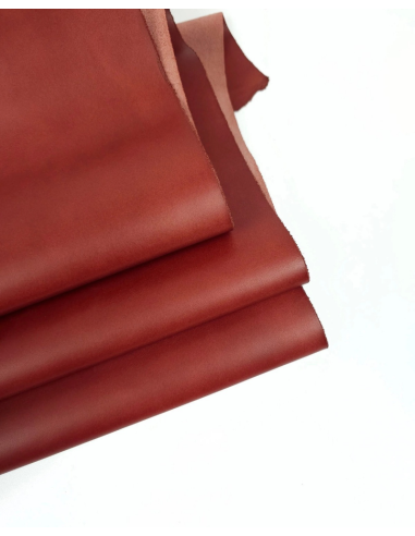 Red Ochre Nova Fine Grain Calf Skin Leather