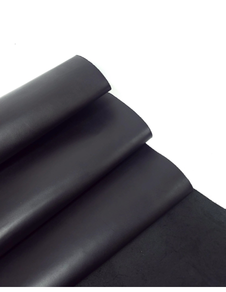 Black Nova Fine Grain Calf Skin Leather