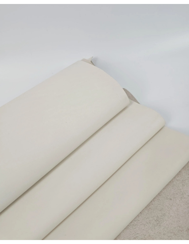 Coconut Milk Nova Fine Grain Calf Skin Leather