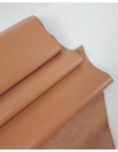 Tomato Cream Nova Fine Grain Calf Skin Leather