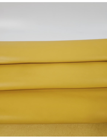 Saffron Nova Fine Grain Calf Skin Leather