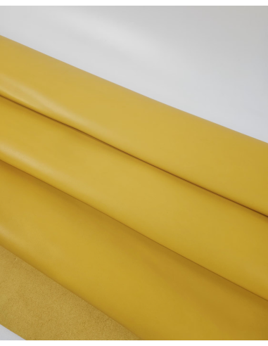 Saffron Nova Fine Grain Calf Skin Leather