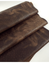 Potting Soil Vintage Pull Up Ostrich 2024 Embossed Texture Bovine Leather