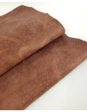 Argan Oil Vintage Pull Up Ostrich 2024 Embossed Texture Bovine Leather