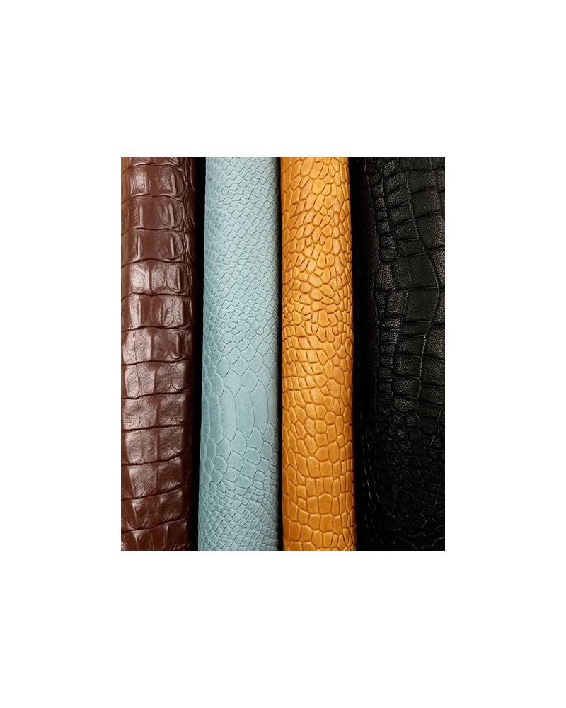 Relief Embossed Animal Premium Scraps | Offcuts | Pieces 2kg (Minimum 12x12 inch/31x31cm)