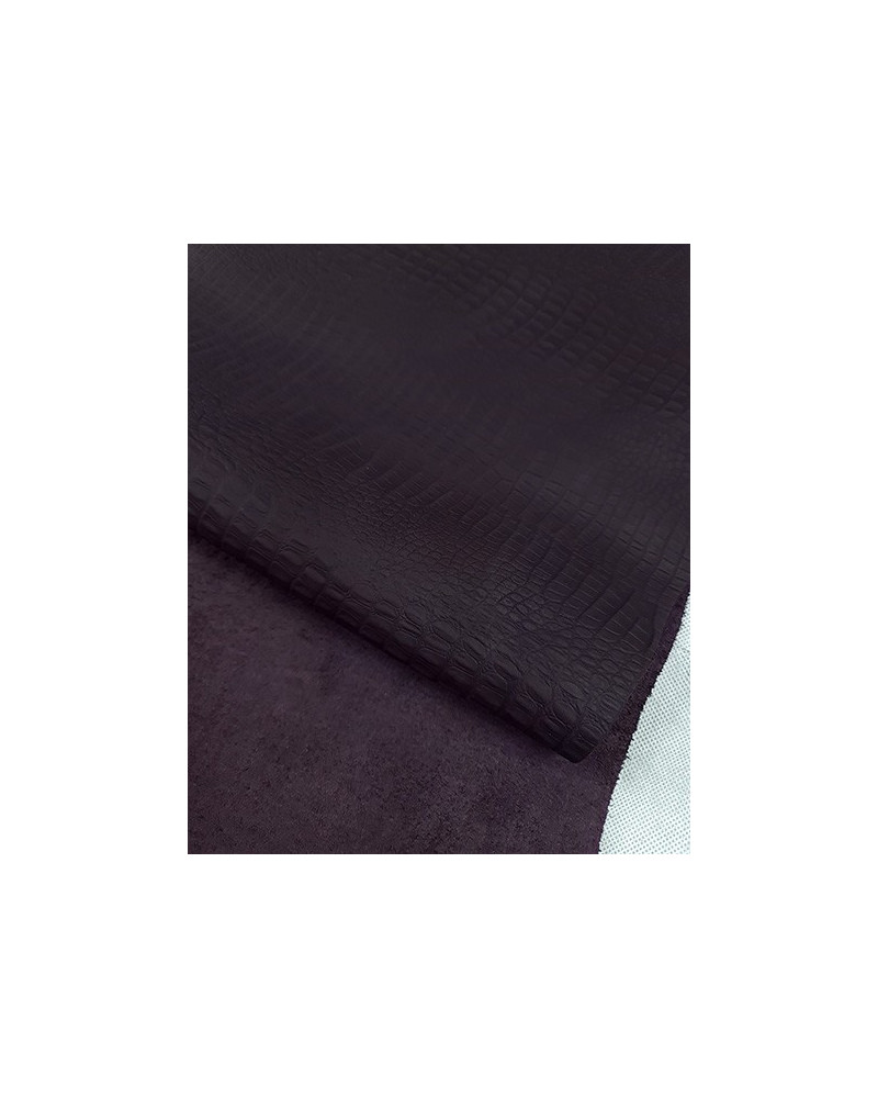 Dark Purple Crocodile Printed